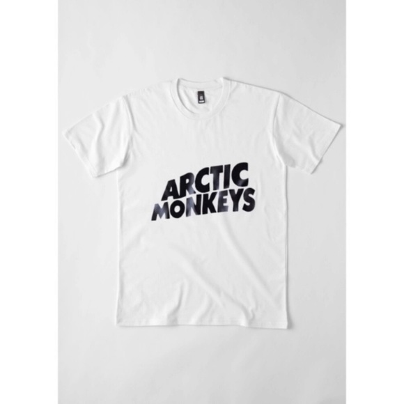 Arctic Monkeys Classic Logo Graphic T-Shirt - Picture 1 of 3